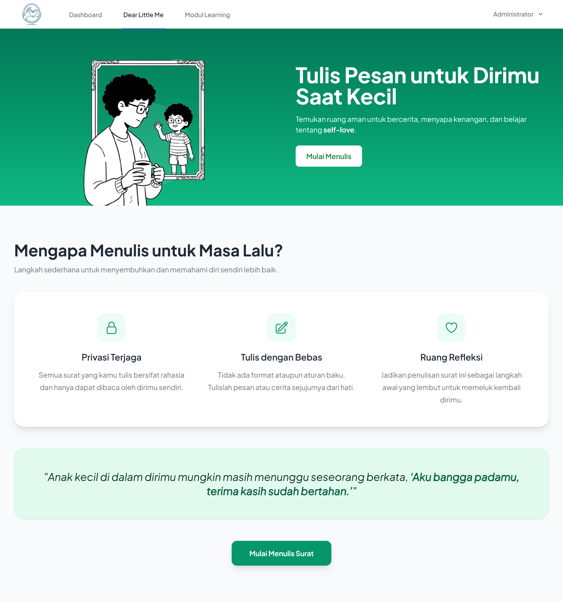 Dokumentasi Website Self-Love Remaja